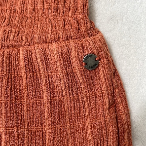 Roxy Adventure Bound Woven Tank Jumpsuit Rust Orange Size L NWT - Picture 7 of 10